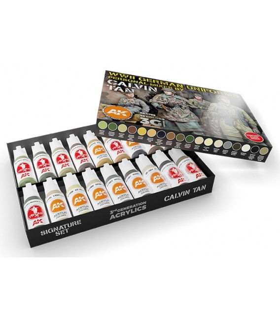 AK11759 WWII German Uniforms set 18 u. 17 ml - Calvin Tan