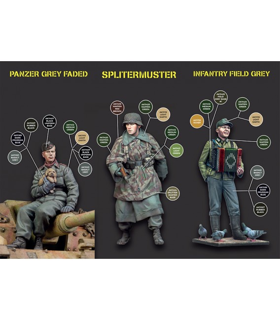 AK11759 WWII German Uniforms set 18 u. 17 ml - Calvin Tan