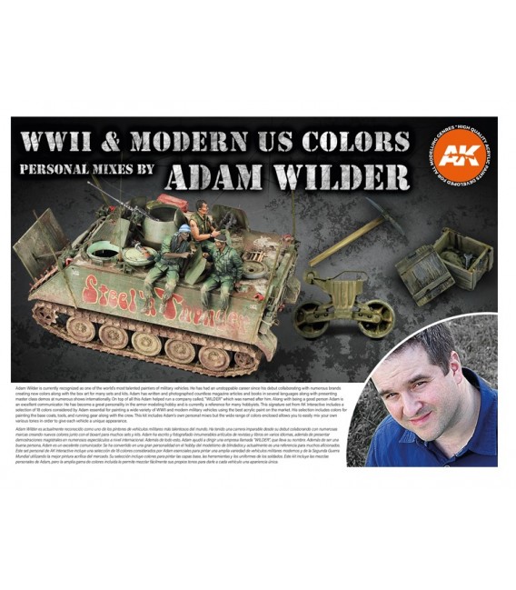 AK11763 WWII and Modern US Colors 18 u. 17 ml - Adam Wilder