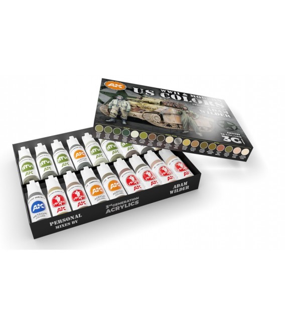 AK11763 WWII and Modern US Colors 18 u. 17 ml - Adam Wilder