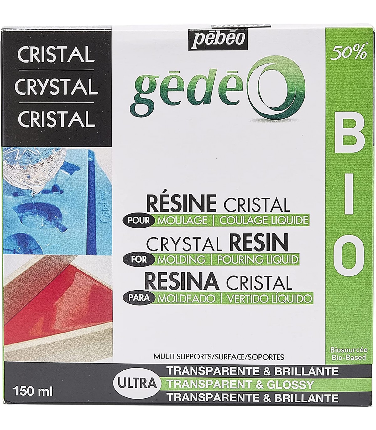 Resine Cristal Gedeo BIO 150 ml.