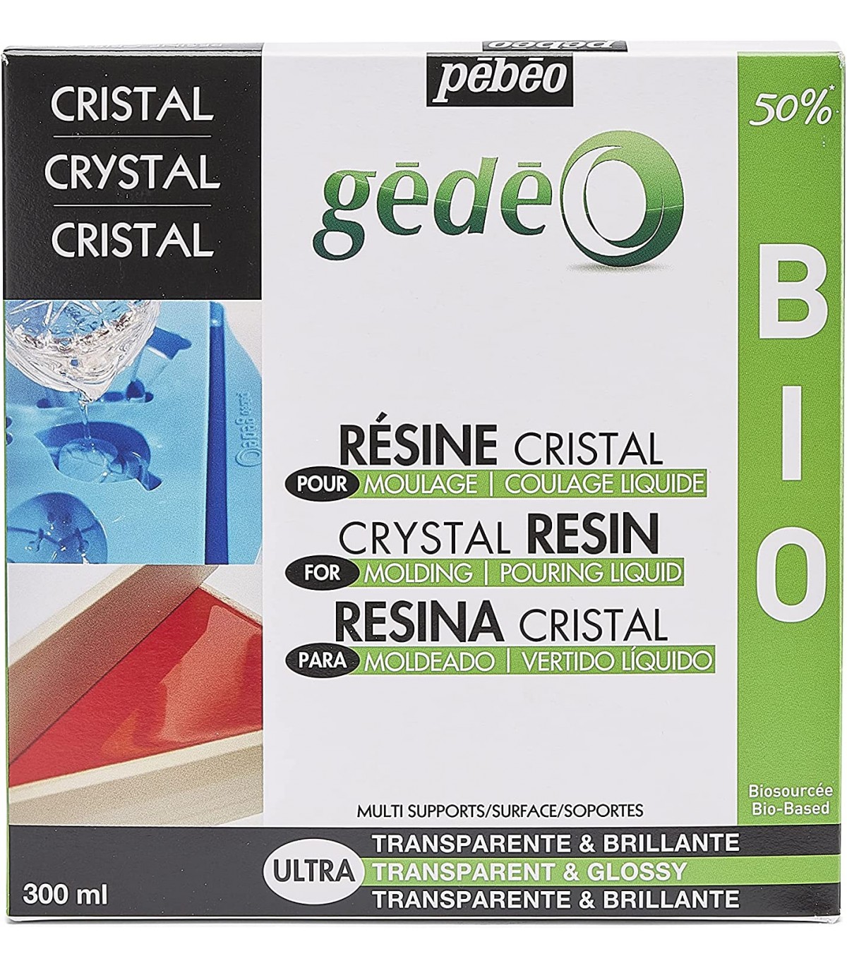 Résine Cristal Bio Gédéo  Le Géant des Beaux-Arts - No 1 de la vente en  ligne de matériels pour Artistes