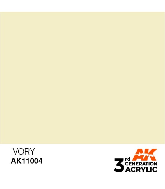 AK11004 Ivory – Standard 3GEN General Series AK Interactive (17ml.)