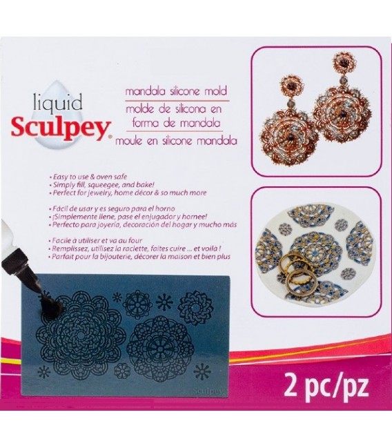 APM49 Oven safe silicone mold Sculpey.