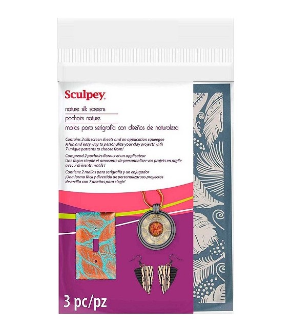 AS2001 Malles Serigrafia Sculpey Natura.