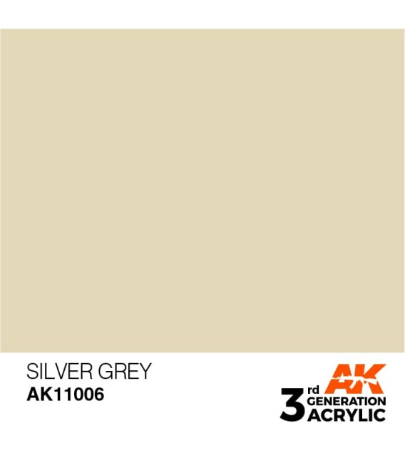 AK11006 Silver Grey – Standard 3GEN General Series AK Interactive (17ml.)