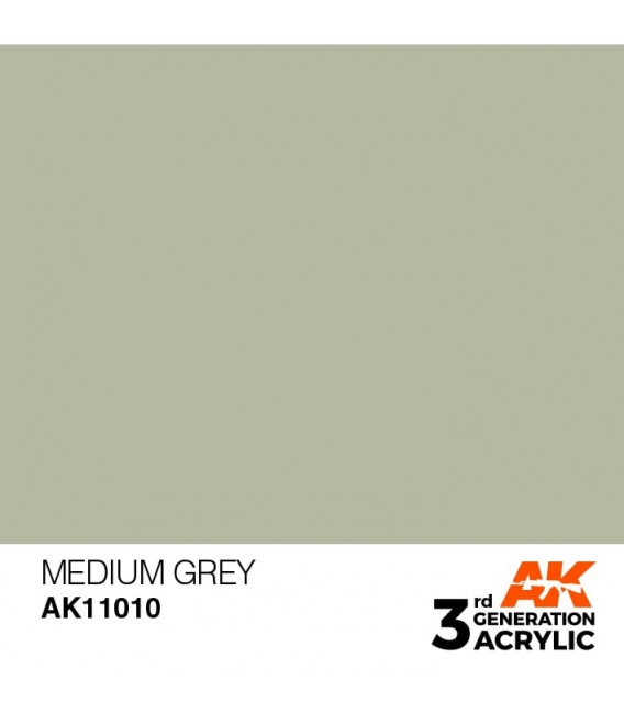 AK11010 Medium Grey – Standard 3GEN General Series AK Interactive (17ml.)