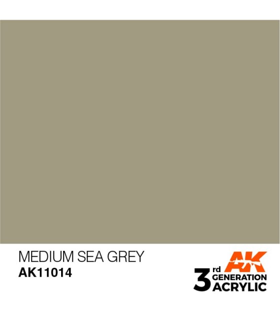 AK11014 Medium Sea Grey  – Standard 3GEN General Series AK Interactive (17ml.)