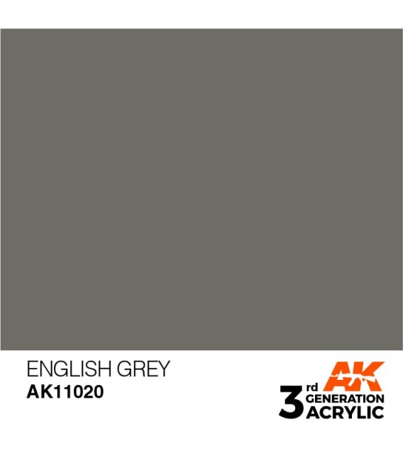 AK11020 English Grey – Standard 3GEN General Series AK Interactive (17ml.)