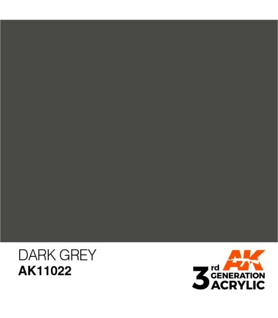 AK11022 Dark Grey – Standard 3GEN General Series AK Interactive (17ml.)