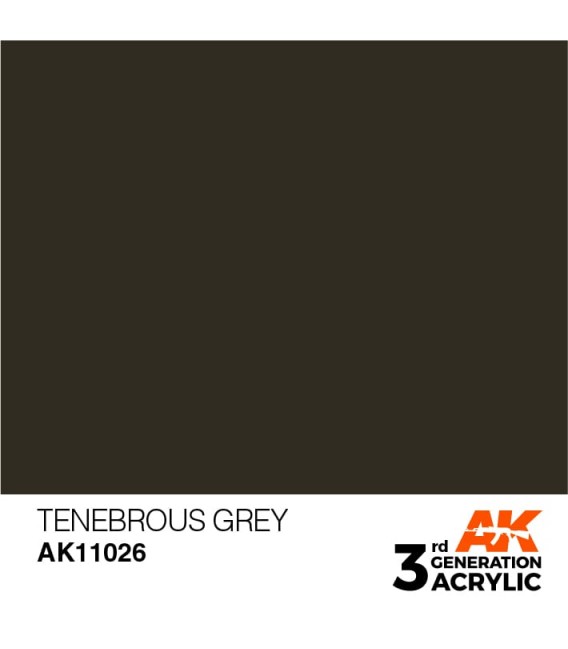 AK11026 Tenebrous Grey – Standard 3GEN General Series AK Interactive (17ml.)