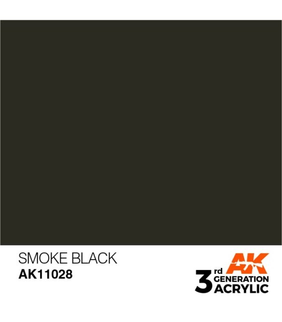 AK11028 Smoke Black – Standard 3GEN General Series AK Interactive (17ml.)