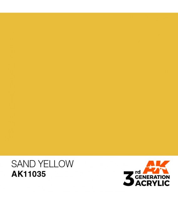 AK11035 Sand Yellow – Standard 3GEN General Series AK Interactive (17ml.)