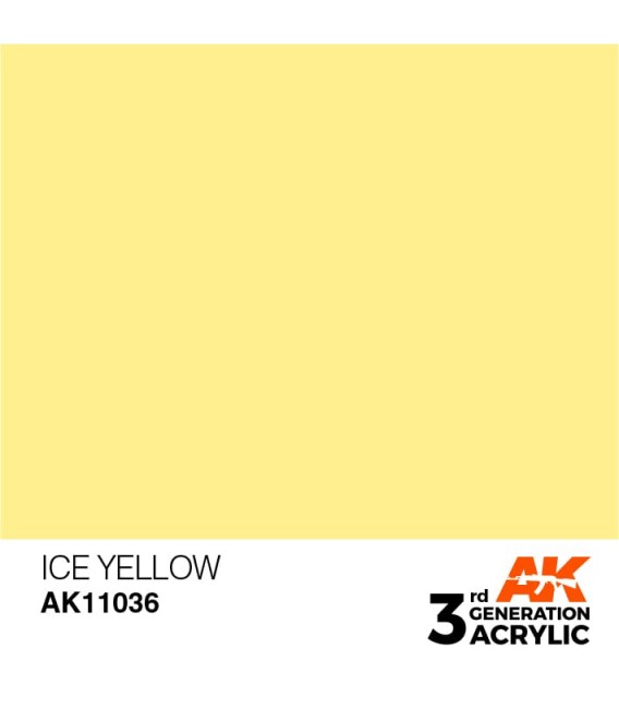 AK11036 Ice Yellow – Standard 3GEN General Series AK Interactive (17ml.)