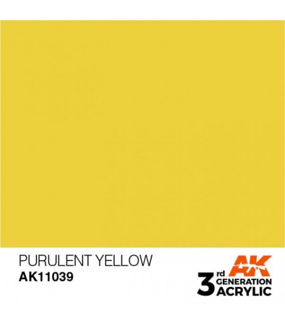 AK11039 Purulent Yellow – Standard 3GEN General Series AK Interactive (17ml.)