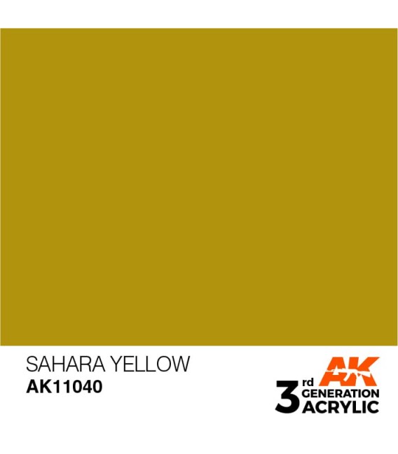 AK11040 Sahara Yellow – Standard 3GEN General Series AK Interactive (17ml.)