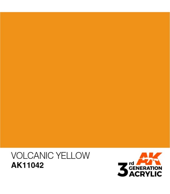 AK11042 Volcanic Yellow – Standard 3GEN General Series AK Interactive (17ml.)