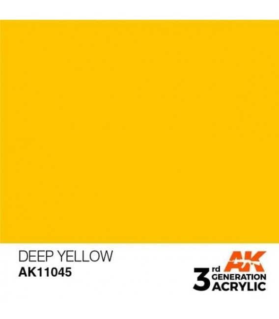 AK11045 Deep Yellow – Intense 3GEN General Series AK Interactive (17ml.)