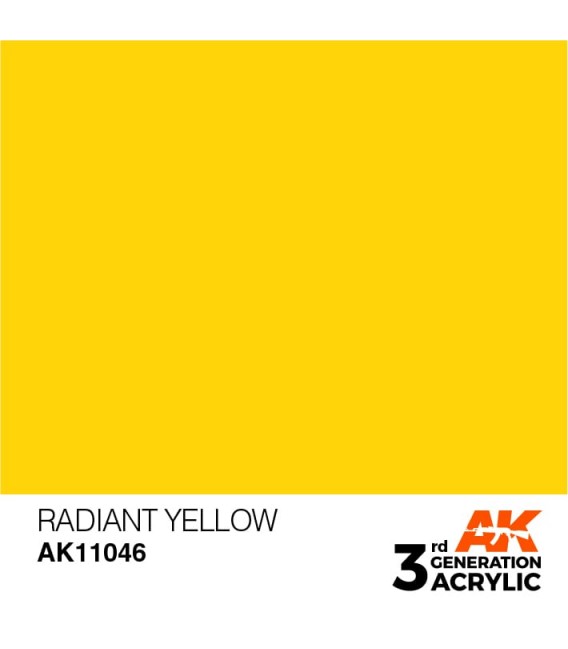 AK11046 Radiant Yellow – Standard 3GEN General Series AK Interactive (17ml.)