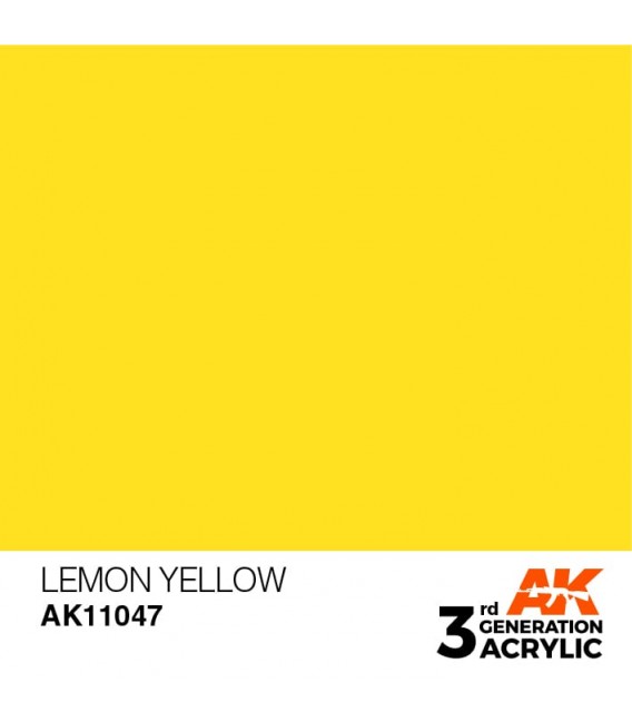 AK11047 Lemon Yellow – Standard 3GEN General Series AK Interactive (17ml.)