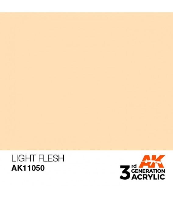 AK11050 Light Flesh – Standard 3GEN General Series AK Interactive (17ml.)