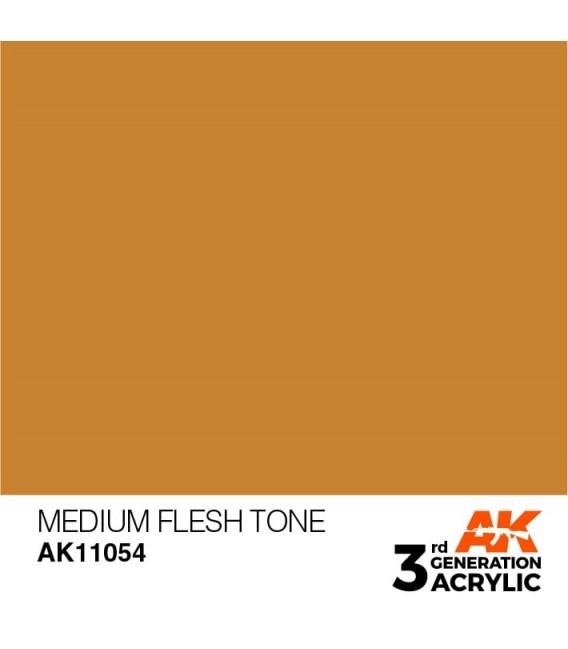 AK11054 Medium Flesh tone – Standard 3GEN General Series AK Interactive (17ml.)