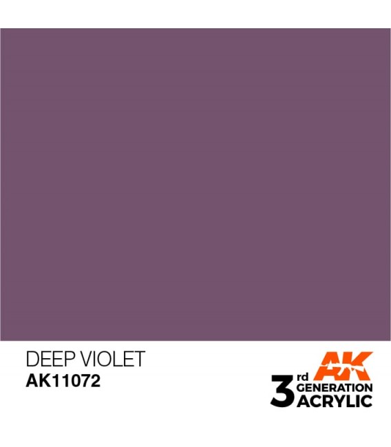 AK11072 Deep Violet - Intense 3GEN General Series AK Interactive (17ml.)