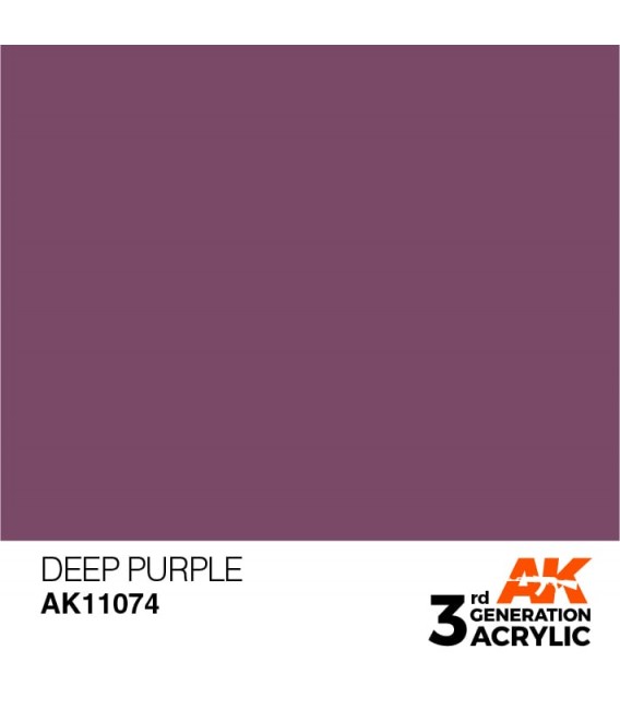 AK11074 Deep Purple - Intense 3GEN General Series AK Interactive (17ml.)