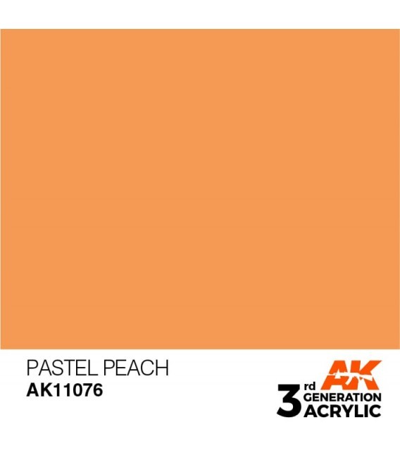 AK11076 Pastel Peach - Pastel 3GEN General Series AK Interactive (17ml.)