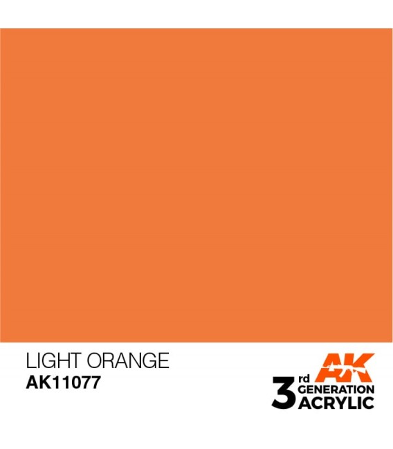 AK11077 Light Orange - Standard 3GEN General Series AK Interactive (17ml.)