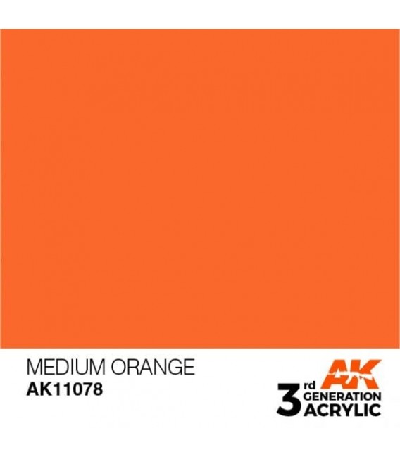 AK11078 Medium Orange - Standard 3GEN General Series AK Interactive (17ml.)