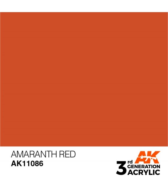 AK11086 Amaranth Red - Standard 3GEN General Series AK Interactive (17ml.)