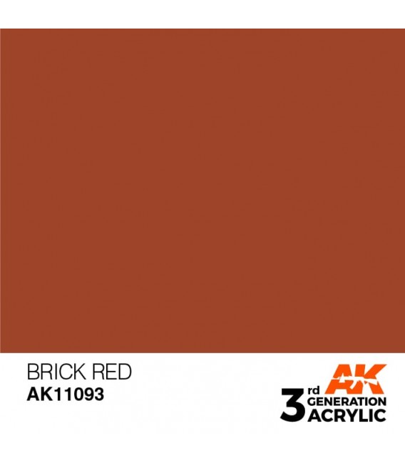 AK11093 Brick Red - Standard 3GEN General Series AK Interactive (17ml.)