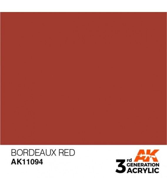 AK11094 Bordeaux Red - Standard 3GEN General Series AK Interactive (17ml.)