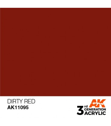 AK11095 Dirty Red - Standard 3GEN General Series AK Interactive