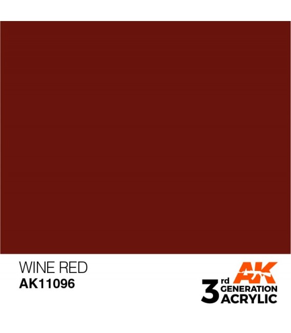 AK11096 Wine Red - Standard 3GEN General Series AK Interactive (17ml.)