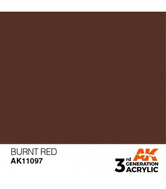 AK11097 Burnt Red - Standard 3GEN General Series AK Interactive (17ml.)