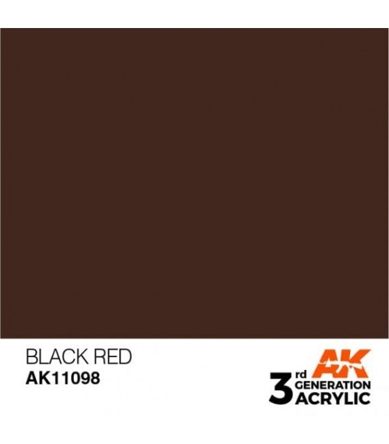 AK11098 Black Red - Standard 3GEN General Series AK Interactive (17ml.)