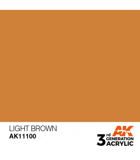 AK11100 Light Brown - Standard 3GEN General Series AK Interactive (17ml.)