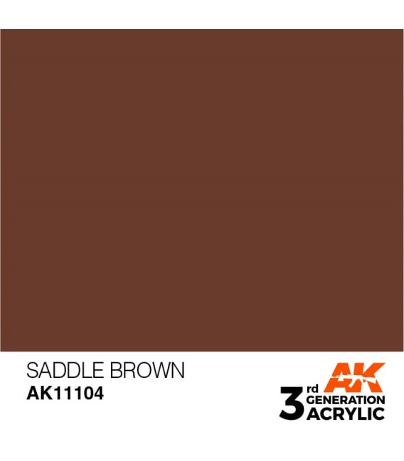 AK11104 Saddle Brown - Standard 3GEN General Series AK Interactive (17ml.)