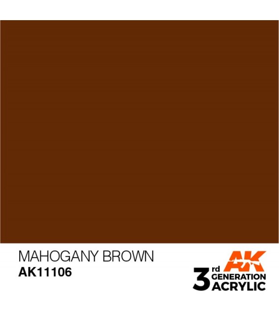 AK11106 Mahogany Brown - Standard 3GEN General Series AK Interactive (17ml.)