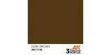 AK11109 Dark Brown - Standard 3GEN General Series AK Interactive (17ml.)