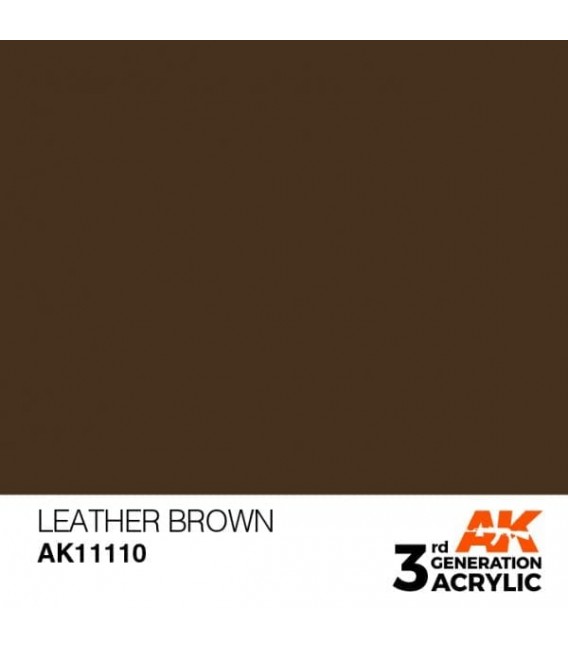 AK11110 Leather Brown - Standard 3GEN General Series AK Interactive (17ml.)