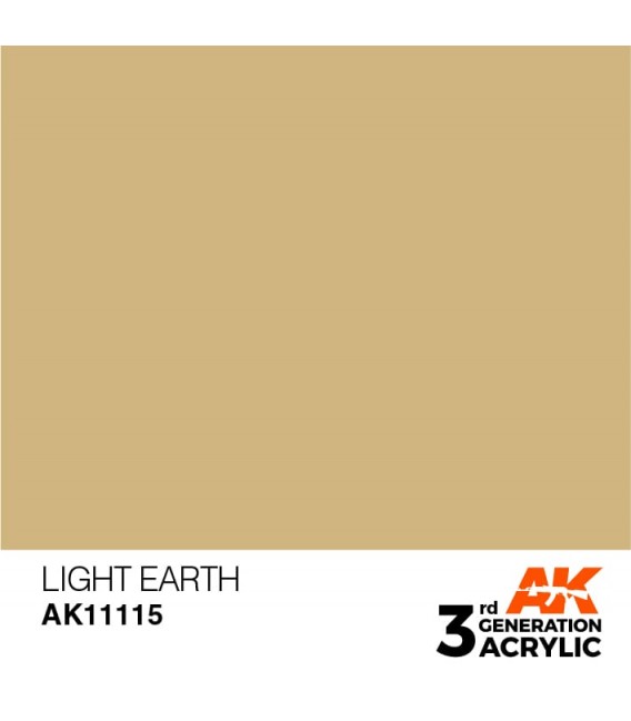 AK11115 Light Earth - Standard 3GEN General Series AK Interactive (17ml.)