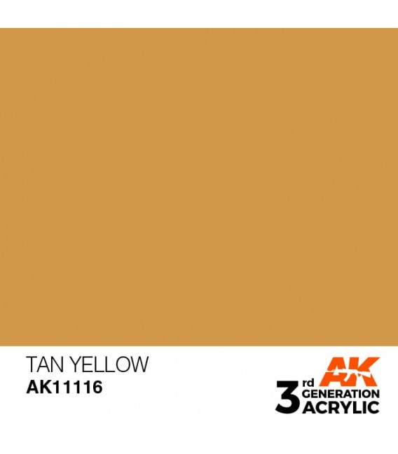 AK11116 Tan Yellow - Standard 3GEN General Series AK Interactive (17ml.)