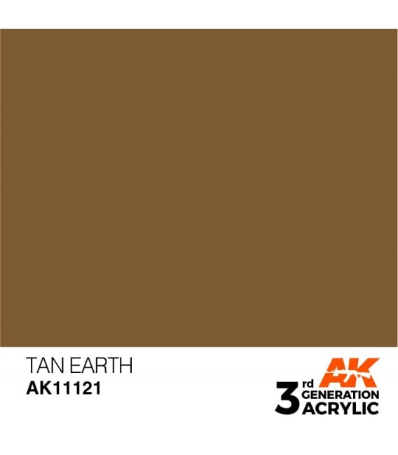AK11121 Tan Earth - Standard 3GEN General Series AK Interactive (17ml.)