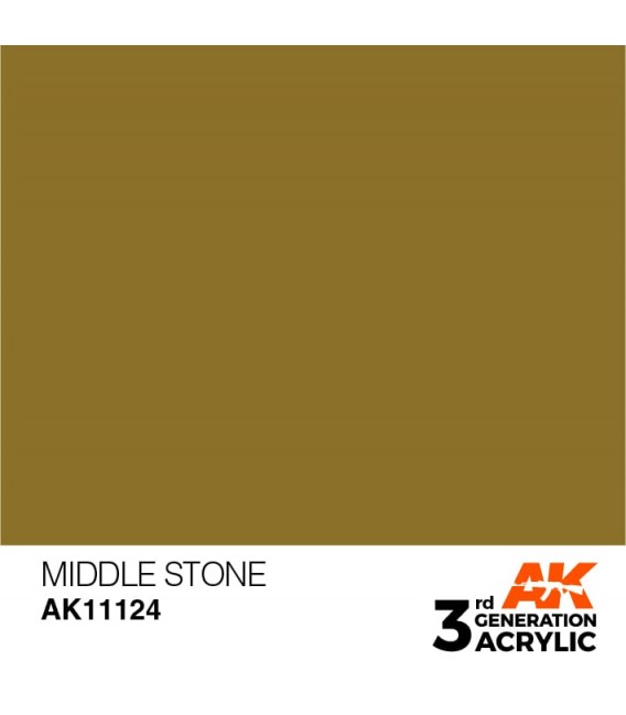 AK11124 Middle Stone - Standard 3GEN General Series AK Interactive (17ml.)