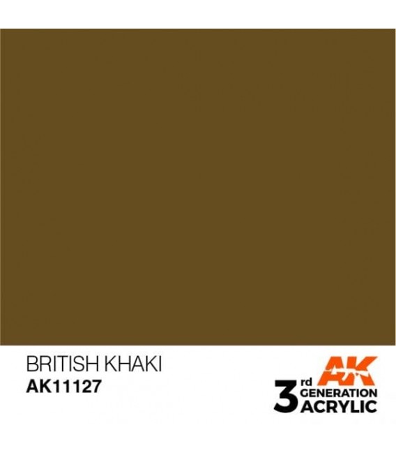 AK11127 British Khaki - Standard 3GEN General Series AK Interactive (17ml.)