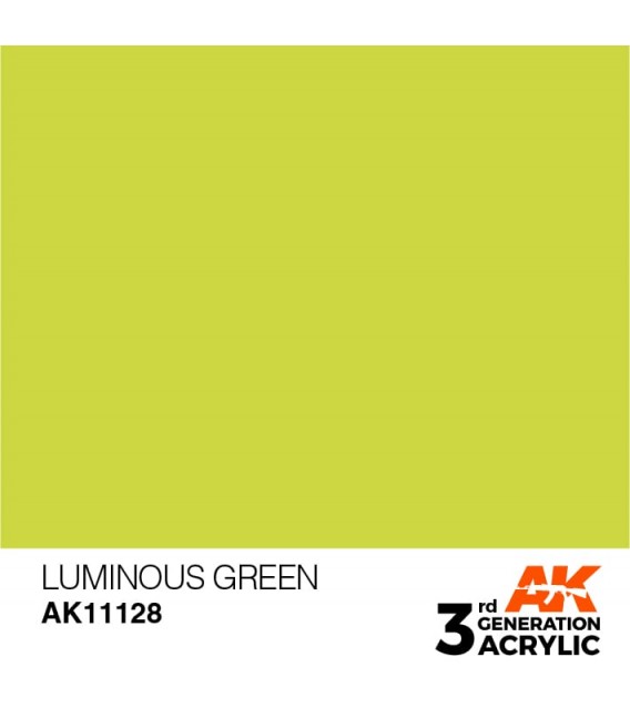 AK11128 Luminous Green - Standard 3GEN General Series AK Interactive (17ml.)