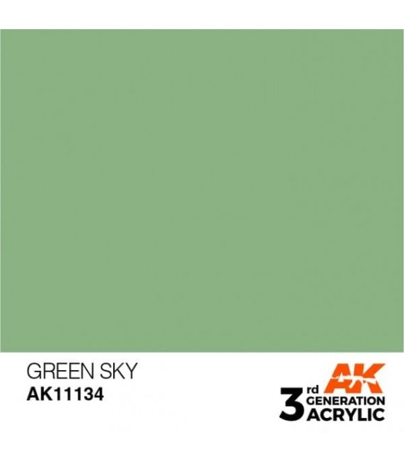 AK11134 Green Sky - Standard 3GEN General Series AK Interactive (17ml.)